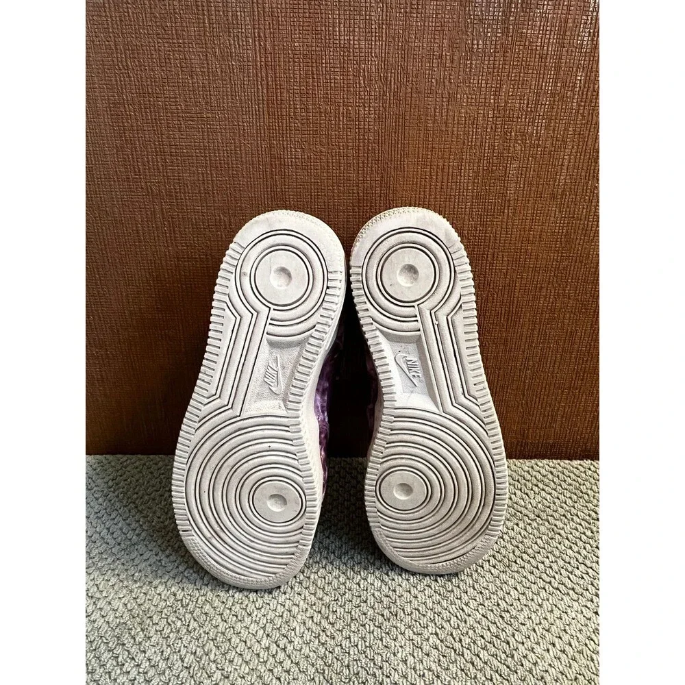 Nike Air Force 1 LV8 Tea Berry BORDEAUX VELVET Size 6.5Y 849345-601 - Picture 5 of 5